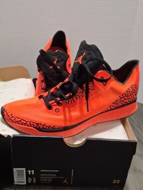 Nike Jordan 23 Racer Men's Shoes - Bright Orange/Black